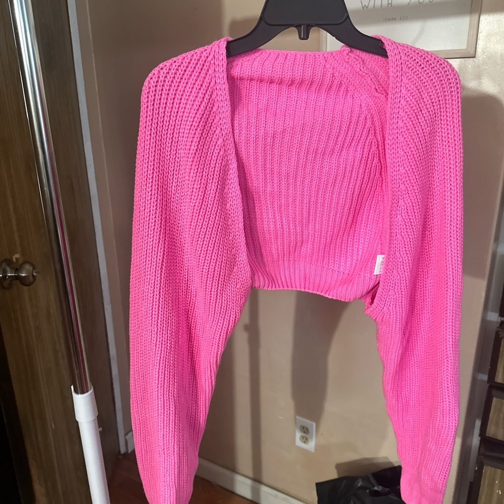Women's Pink Knit Sweater